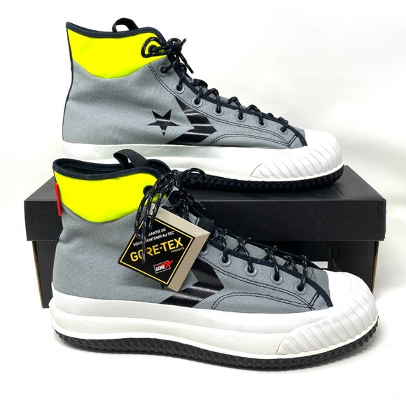 CONVERSE Men's Size 11 169360C Bosey VC GTX High Top Grey Black Canvas Sneakers - Picture 8 of 10
